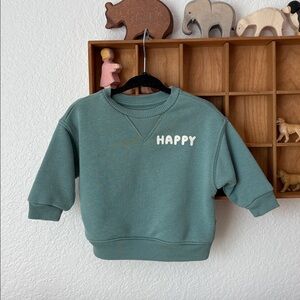 Easy Peasy Organic Cotton Happy Sweatshirt Sweater